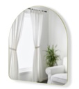 Hubba Arched Mirror Brass 34x36 Inch