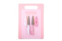 Cutting Board and Knife Set 6pc Assorted