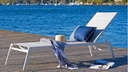 Palma Chaise Lounge White