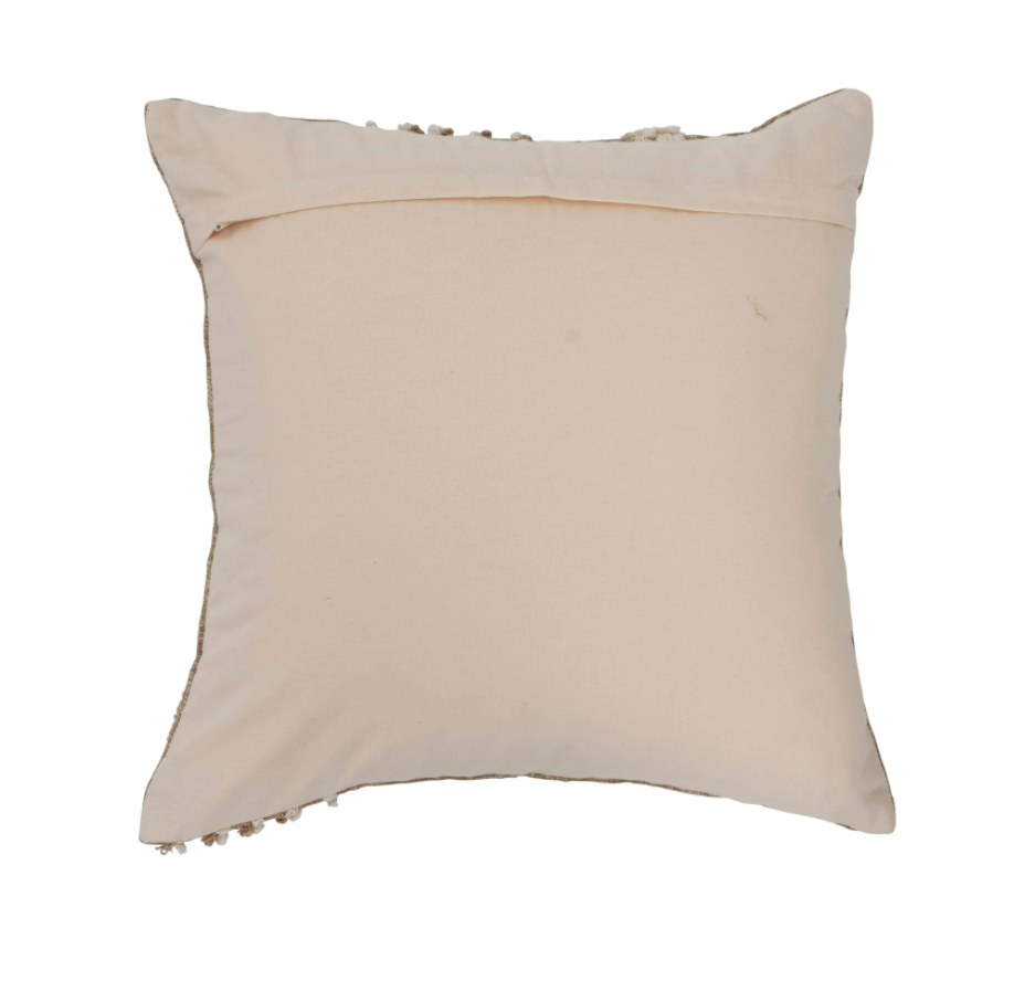 Geometric Tufted Pillow 20in