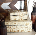 Decorative  Mother of Pearl Box 8in