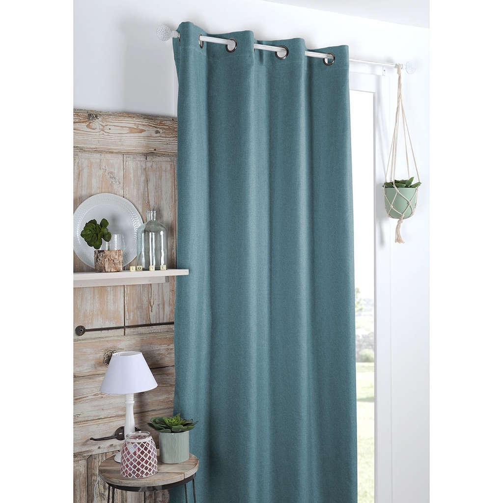 Copenhague Aqua Blackout Window Panel 98in