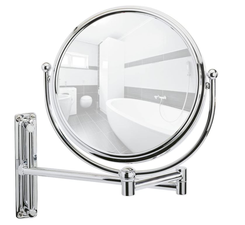 Deluxe Swivelling Cosmetic Wall Mirror