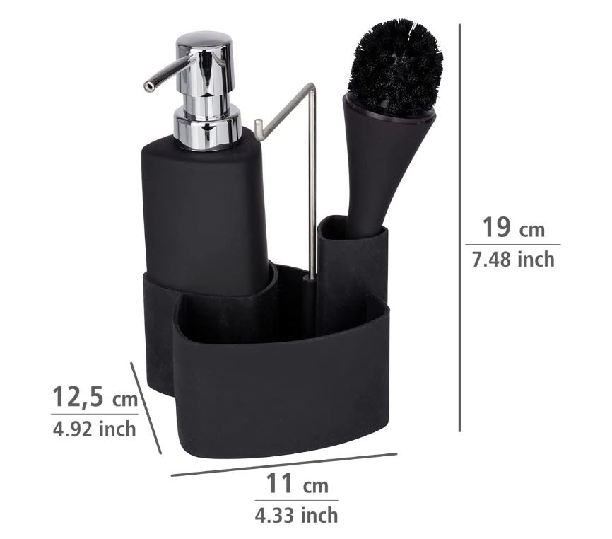 Empire Black Scrubby Set
