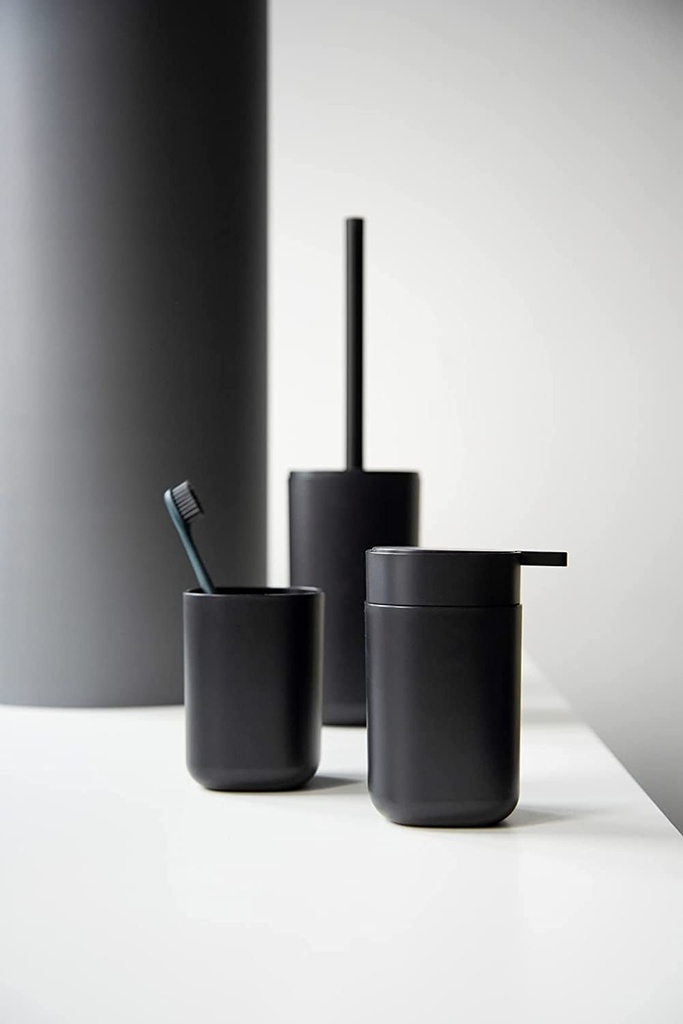 Davos Black Matte Dispenser