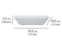 Cordoba Soap Dish White