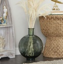 Blue Glass Vase 17in