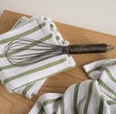 Basketweave Dishtowel Sage