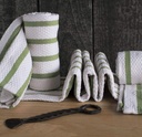 Basketweave Dishtowel Sage