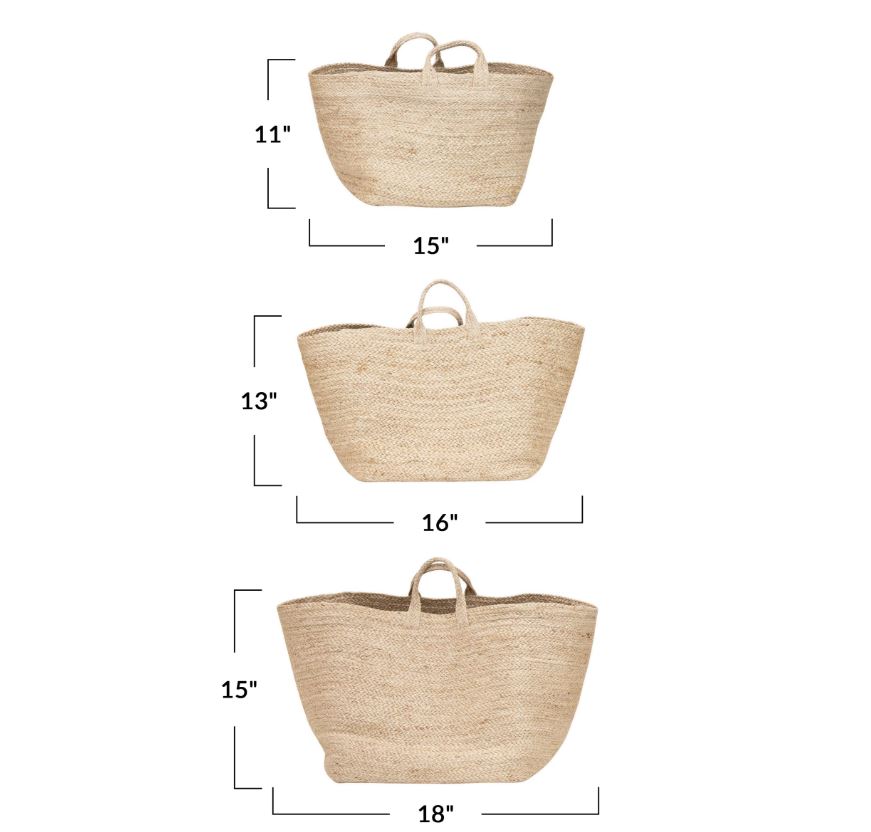 Jute Basket Large
