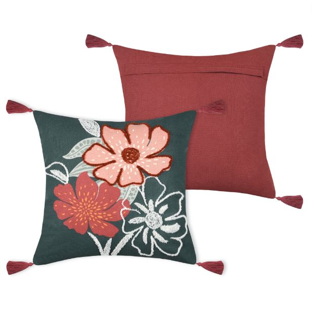 Ivna Emerald Pillow 16in