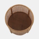Bamboo & Rattan Woven Planters Brown 10in