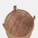 Bamboo & Rattan Woven Planters Brown 10in