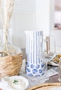 Blue Sand Dollar Pitcher