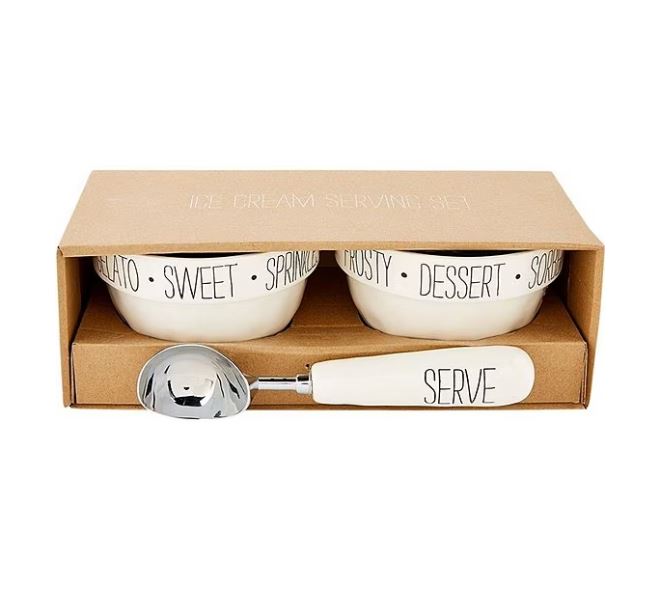 Bistro Ice Cream Gift Set 3 pc