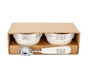 Bistro Ice Cream Gift Set 3 pc