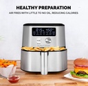 Kalorik Maxx 4qt Digital Air Fryer Stainless & Steel Black