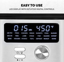 Kalorik Maxx 4qt Digital Air Fryer Stainless & Steel Black