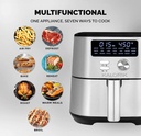 Kalorik Maxx 4qt Digital Air Fryer Stainless & Steel Black