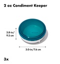 OXO Prep & Go Leakproof Condiment Keeper 3 pack