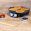 Kalorik Black 3-in-1 Griddle, Crepe and Pancake Maker 