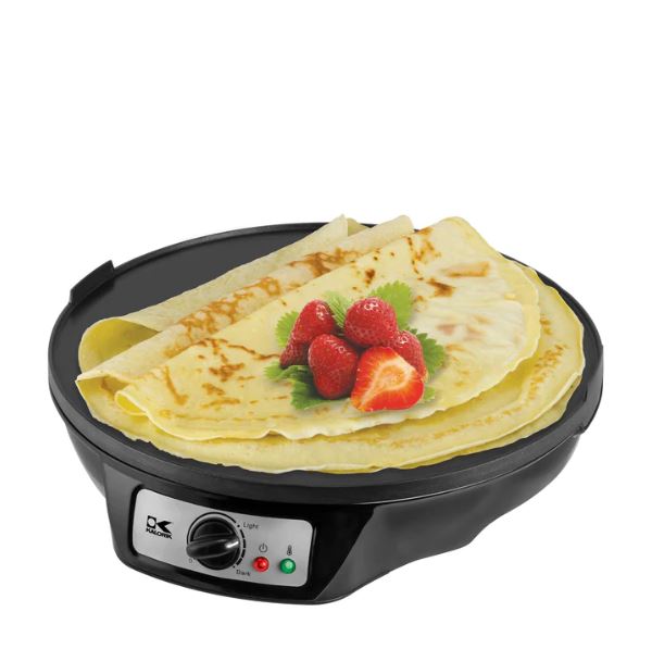 Kalorik Black 3-in-1 Griddle, Crepe and Pancake Maker 