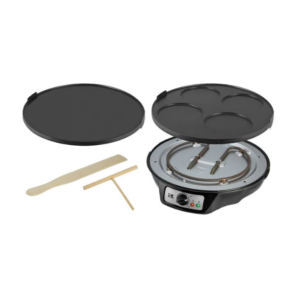 Kalorik Black 3-in-1 Griddle, Crepe and Pancake Maker 