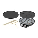 Kalorik Black 3-in-1 Griddle, Crepe and Pancake Maker 