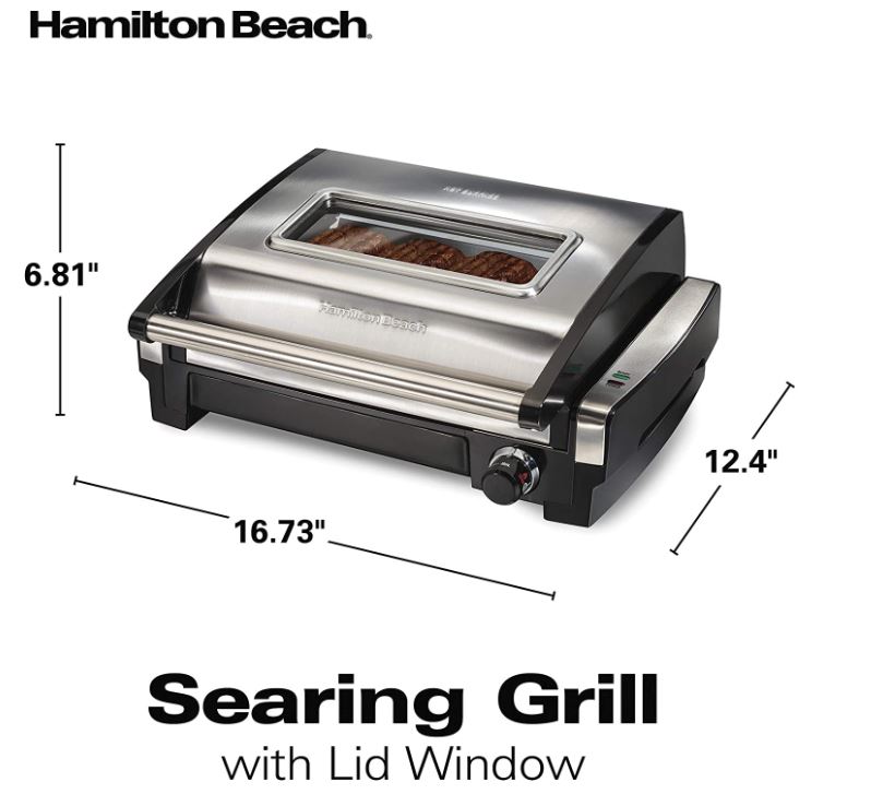 Hamilton Beach Searing Grill w/ Window