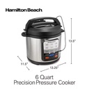 Hamilton Beach Precision Pressure Cooker 6 QT
