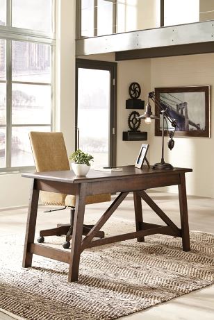 Baldridge Home Office Desk Chair Light Brown