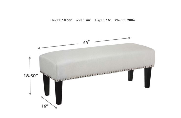 Beauland Accent Bench Cream