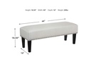 Beauland Accent Bench Cream