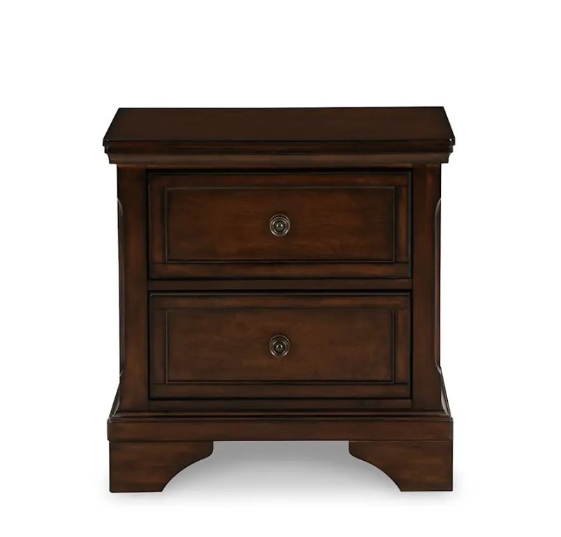 Brookbauer Two Drawer Nightstand