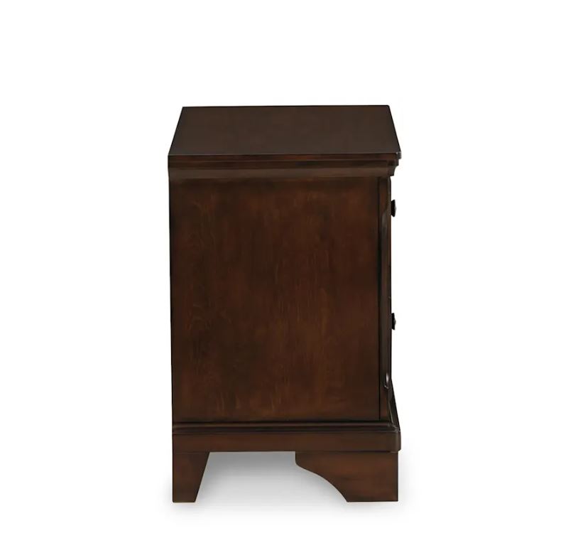 Brookbauer Two Drawer Nightstand