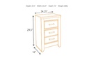 Juararo 2 Drawer Nightstand