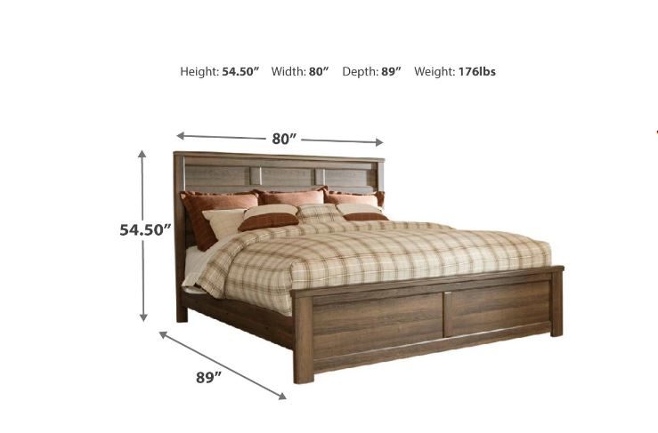 Juararo King Panel Bed