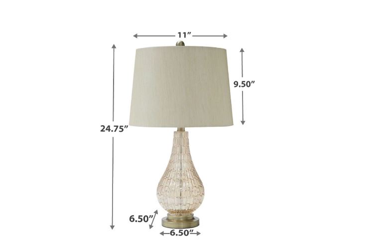 Latoya Table Lamp Champagne