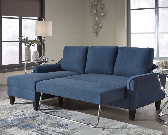 Jarreau Sofa Chaise Sleeper Blue
