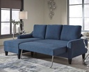 Jarreau Sofa Chaise Sleeper Blue