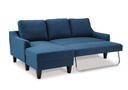 Jarreau Sofa Chaise Sleeper Blue
