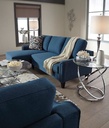 Jarreau Sofa Chaise Sleeper Blue