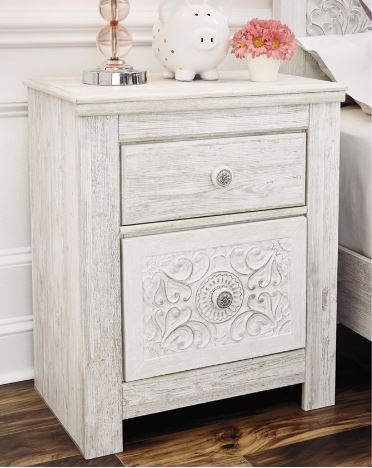 Paxberry Two Drawer Nightstand