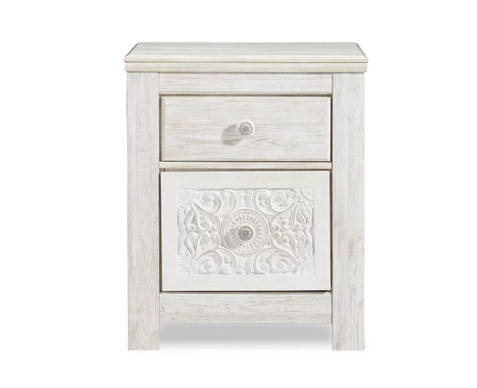 Paxberry Two Drawer Nightstand