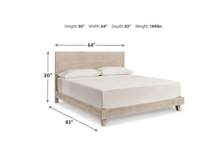 Michelia King Panel Bed