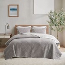Pomona Cotton Embroidered 3 Piece Coverlet Queen Set