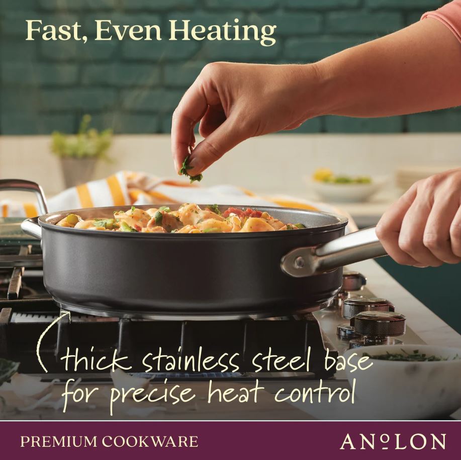 Anolon Accolade Cookware Set 10-Piece