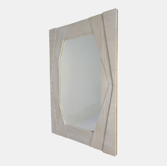 Harlow Carved Wood Wall Mirror 36x54in