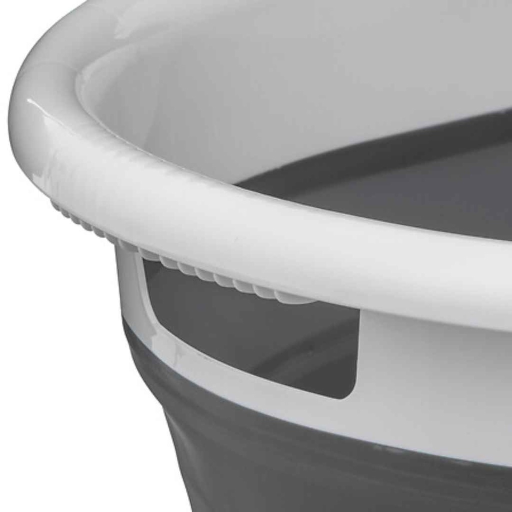 Collapsible Laundry Basket White 2L