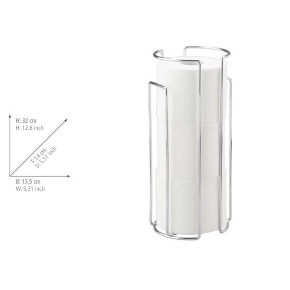 Freestanding Spare Toilet Paper Holder